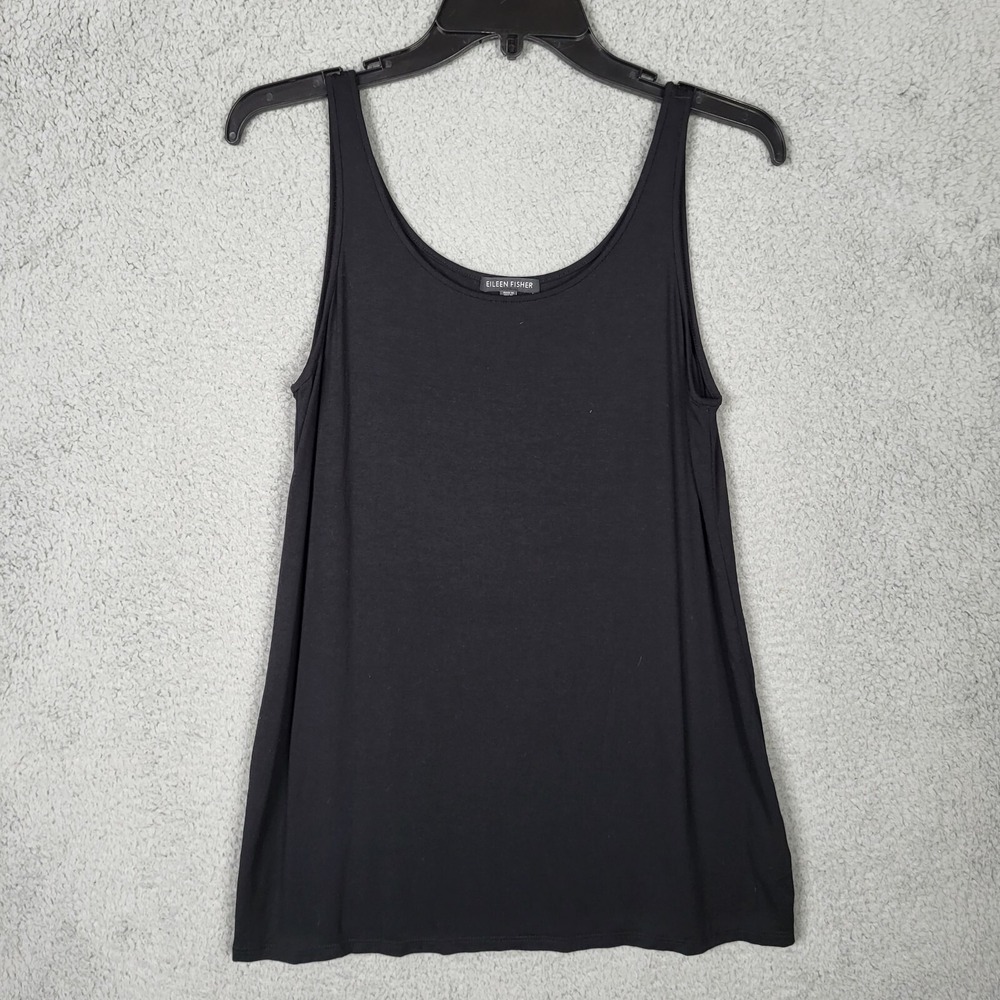 Eileen fisher Women's Black round neck Tank top Size S/P